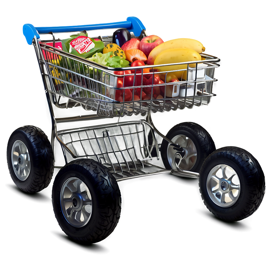 Grocery Cart Side View Png Wta