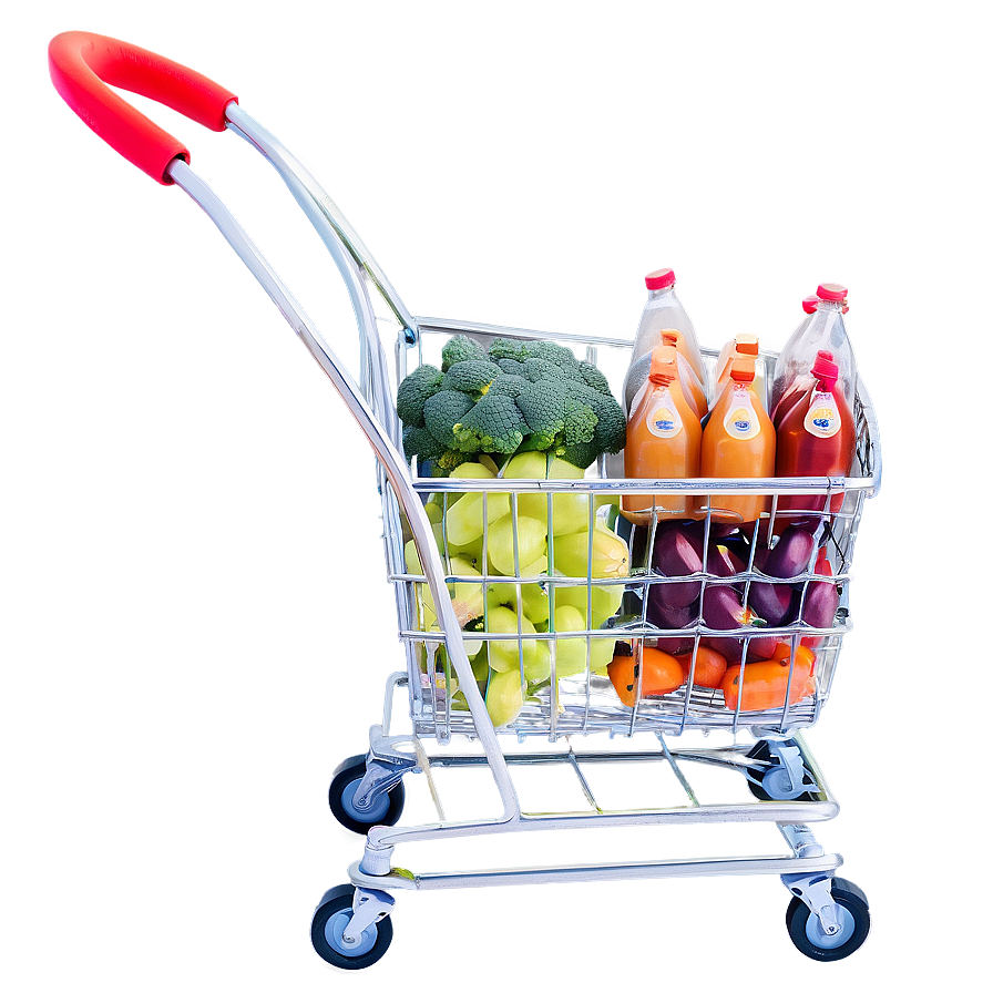 Grocery Cart Side View Png Xmf