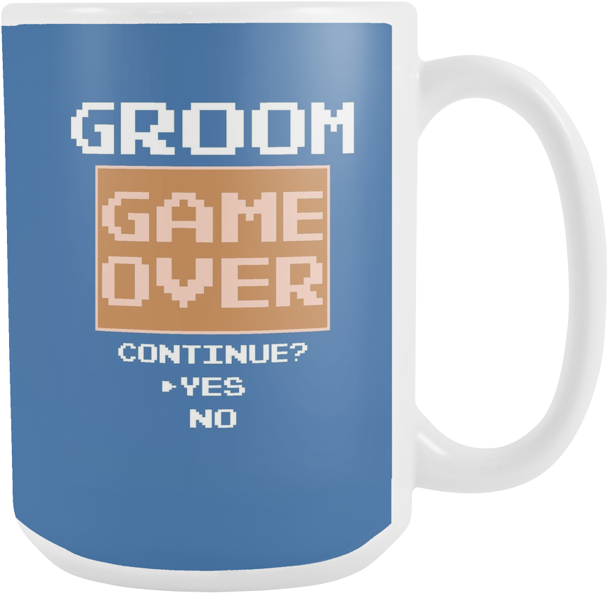 Groom Game Over Wedding Coffee Mug