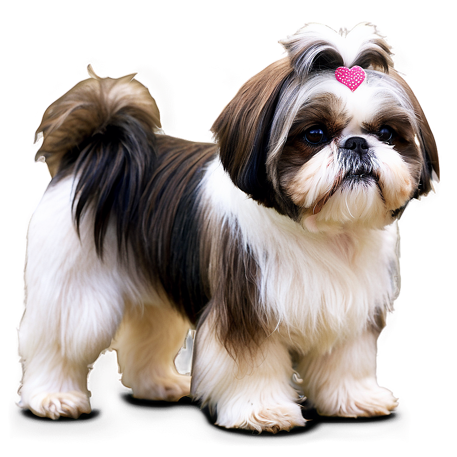 Groomed Shih Tzu Show Dog Png 50