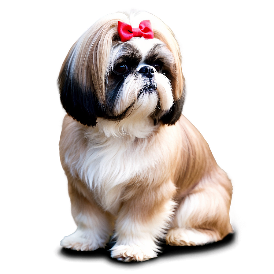 Groomed Shih Tzu Show Dog Png Ifl