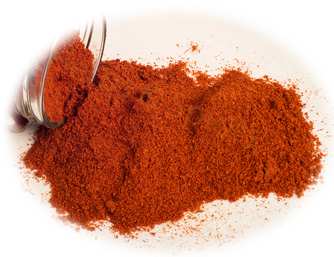 Ground Paprika Spice Pile