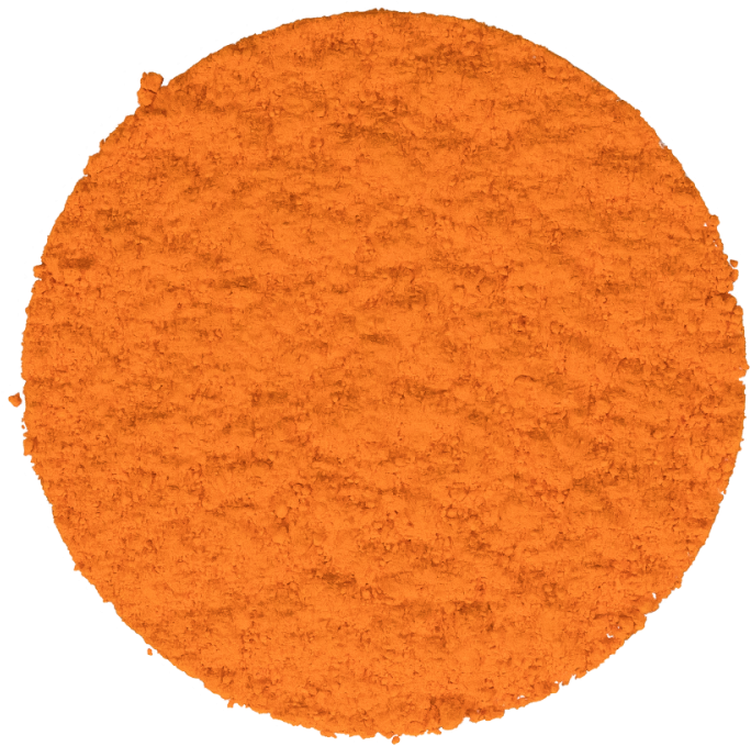 Ground Turmeric Powder Circle