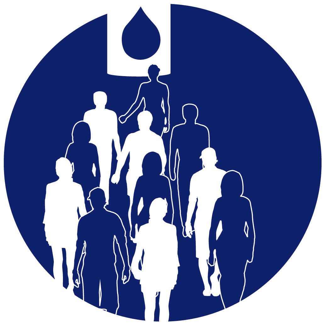 Group Silhouette Accessibility Sign