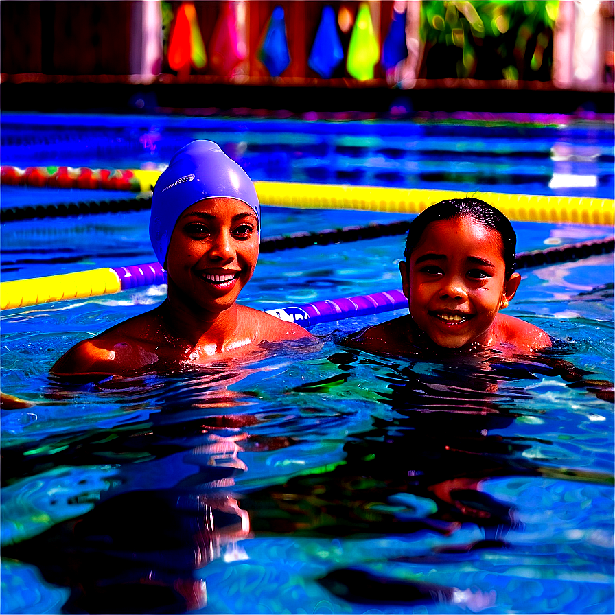 Group Swimming Session Png 40