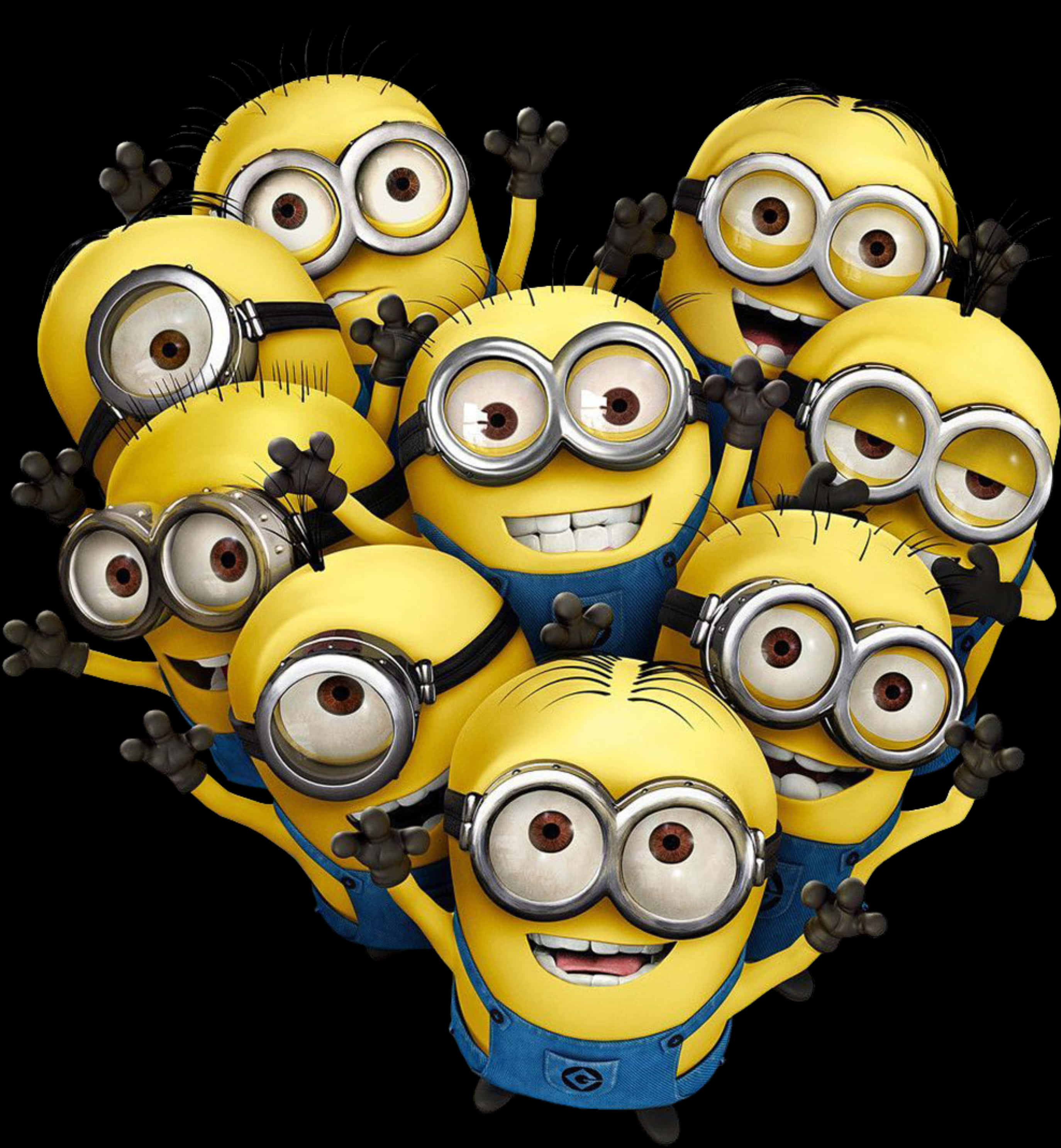 Groupof Happy Minions