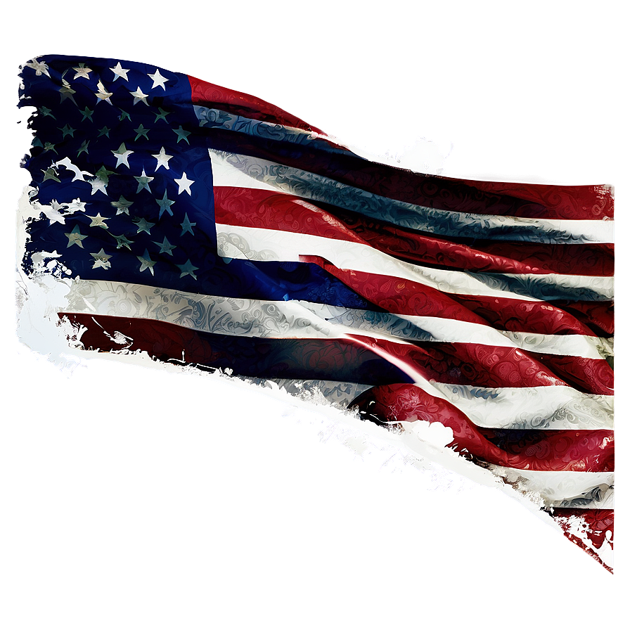 Grunge American Flag High-resolution Png 33