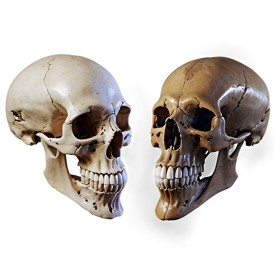 Grunge Animal Skull Png 06282024