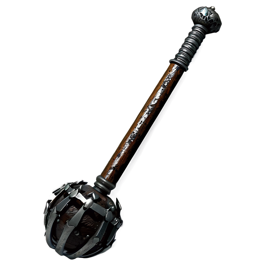 Grunge Style Mace Png 80