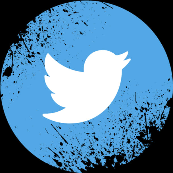 Grunge Style Twitter Logo