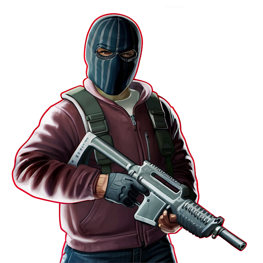 Gta Online Masked Player Png Nsh