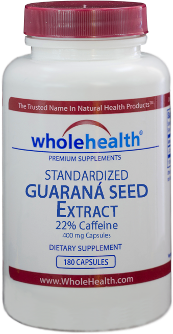 Guarana Seed Extract Supplement Bottle