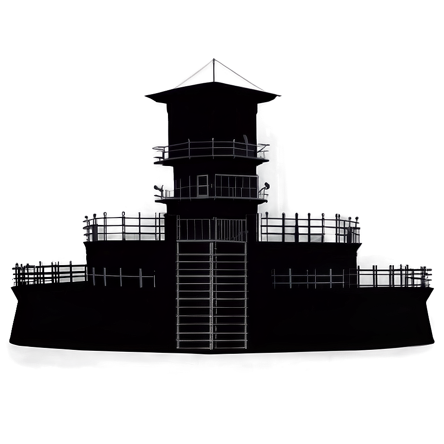 Guard Tower Silhouette Png Ugr