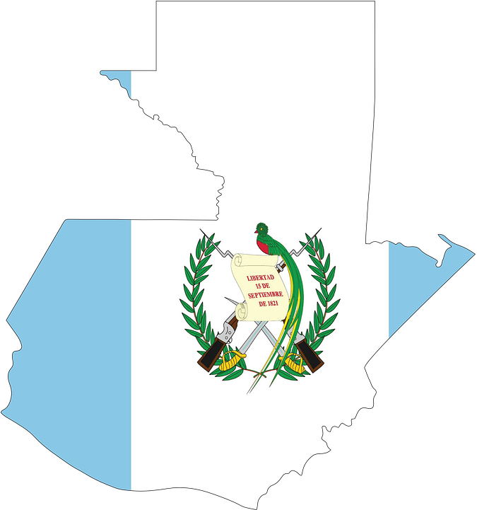 Guatemala Mapand Coatof Arms