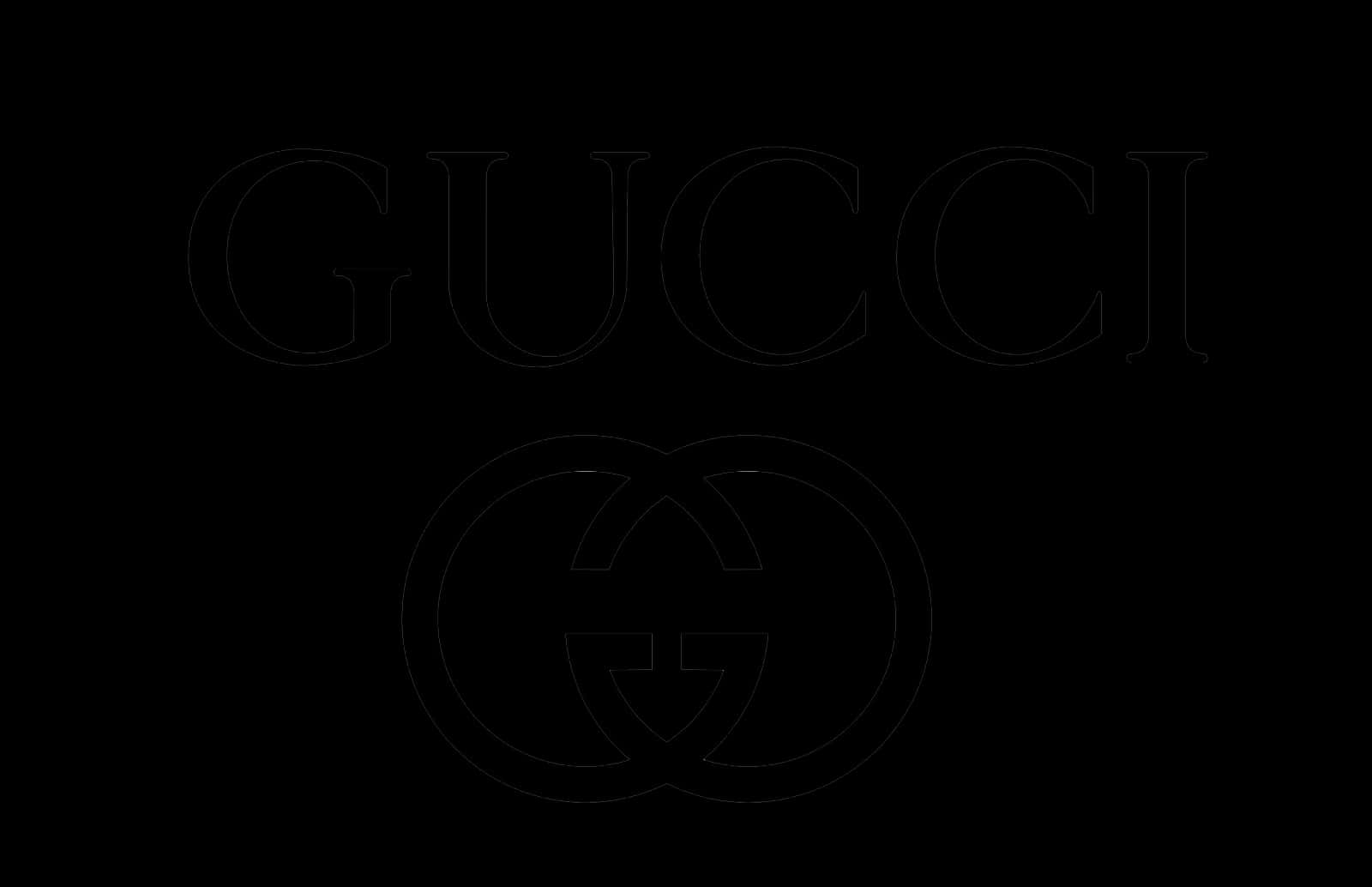 Gucci Logo Black Background