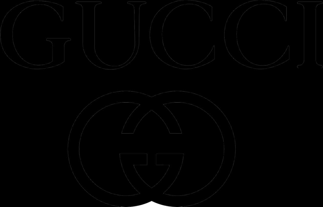 Gucci Logo Black Background