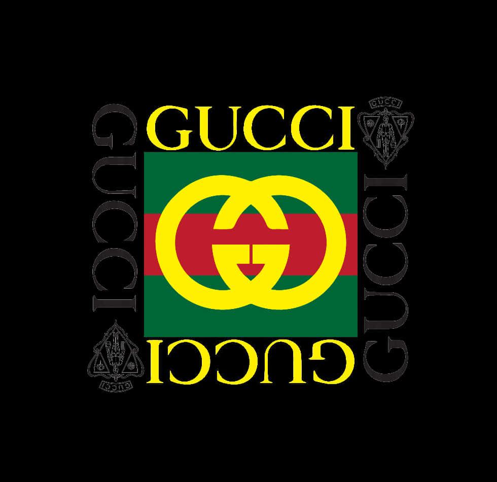 Gucci Logo Black Background