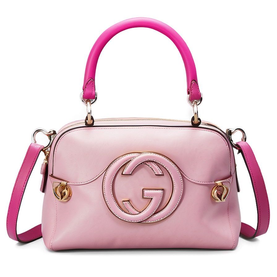 Gucci Pink Shoulder Bag Png Jdi