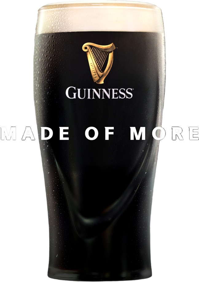 Guinness Beer Glass Madeof More