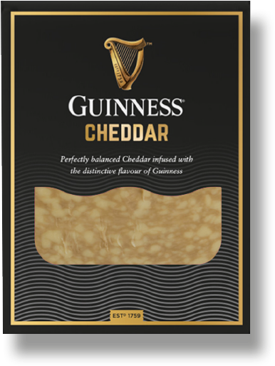 Guinness Cheddar Cheese Packaging