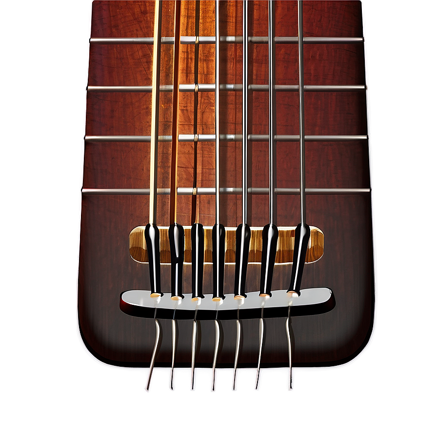 Guitar Strings With Bridge Png Dei36