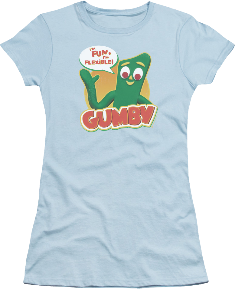 Gumby Fun Flexible T Shirt Design