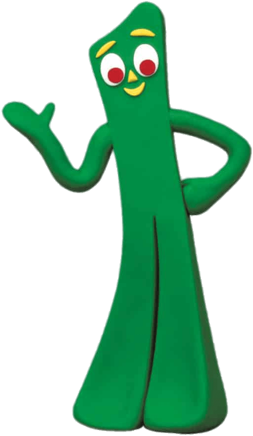 Gumby Waving Character