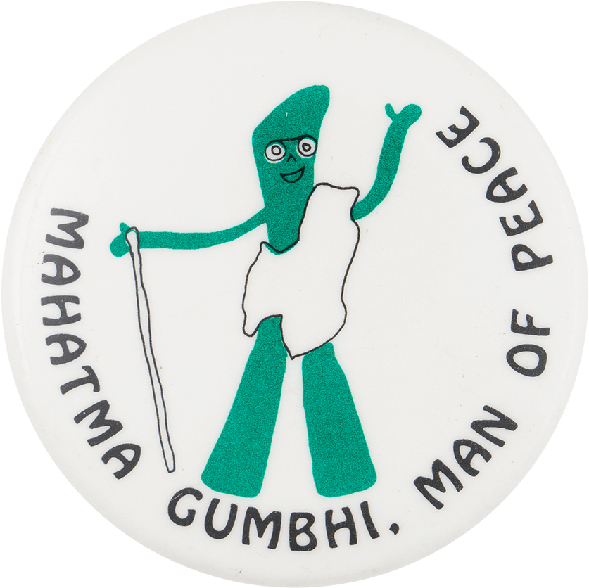 Gumbyas Mahatma Gandhi Pin