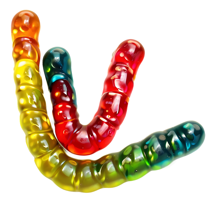 Gummy Worm Candy Png Bhn21