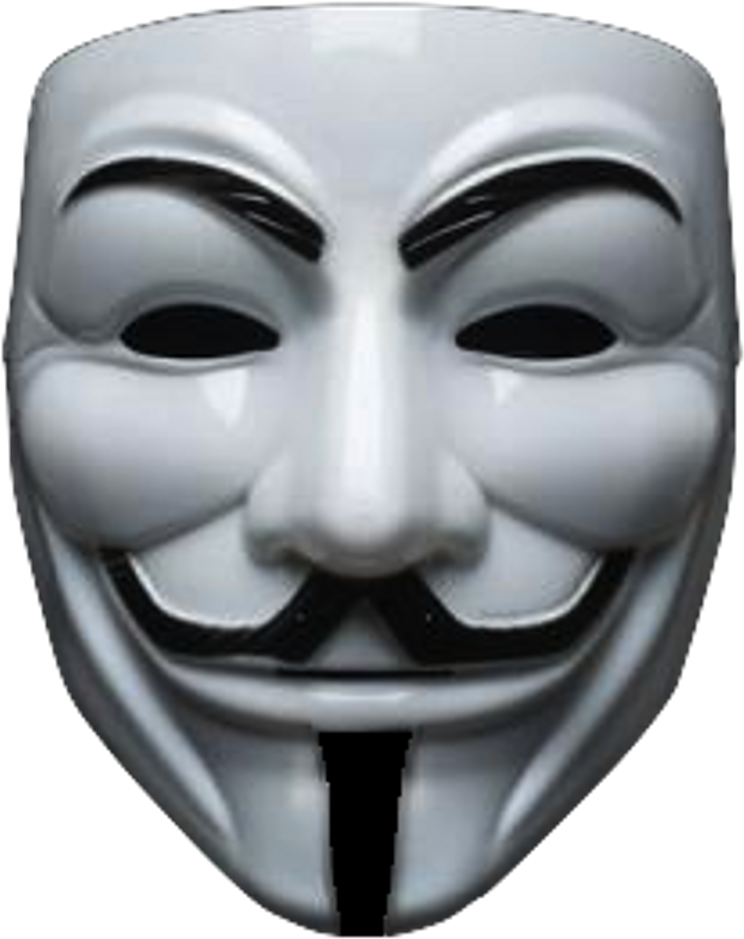 Guy Fawkes Mask Iconic Symbol