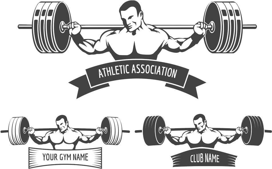 Gym Logo Weightlifting Athletic Association