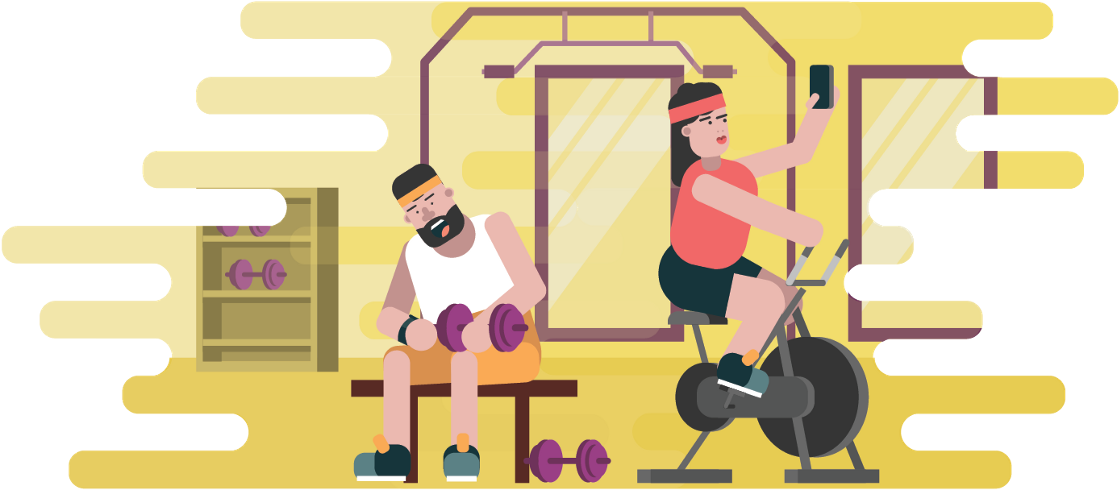 Gym_ Workout_ Cartoon