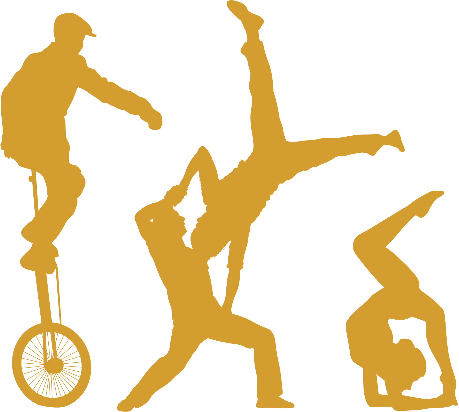 Gymnastics Silhouettes Vector