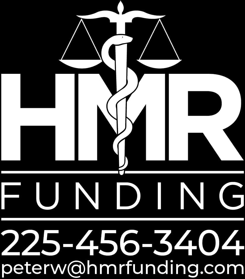 H M R Funding Logo Blackand White