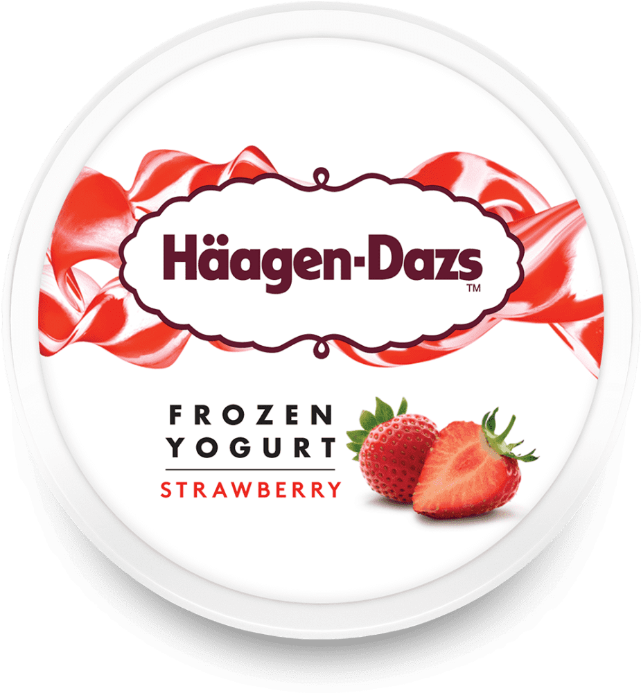 Haagen Dazs Strawberry Frozen Yogurt