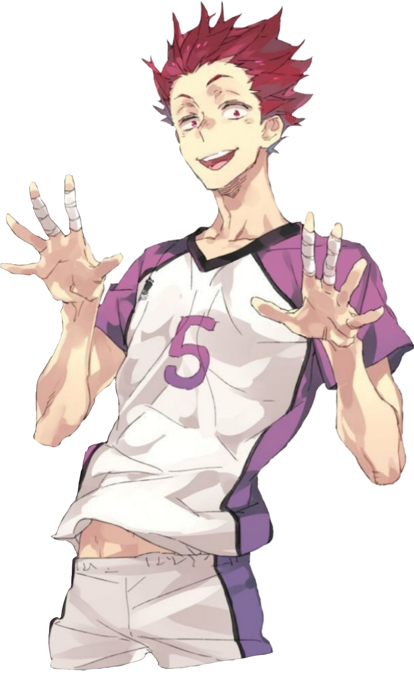 Haikyuu Character In Volleyball Jersey