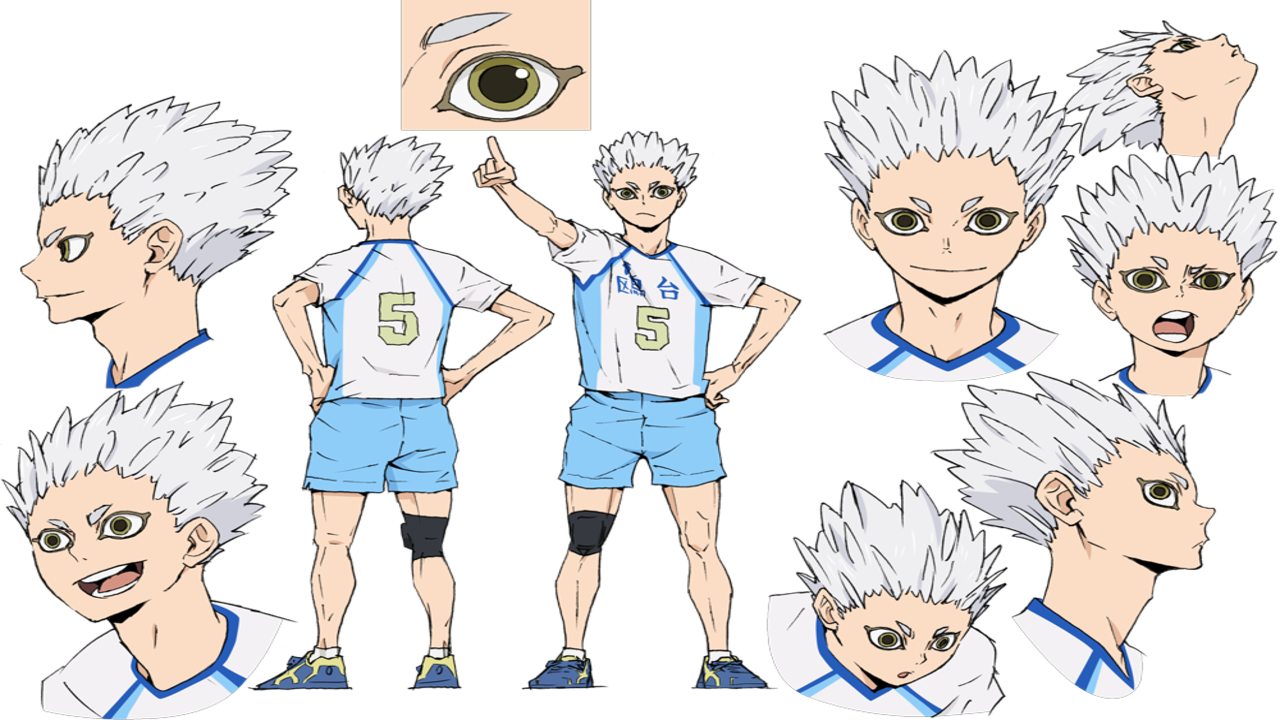 Haikyuu Character Kei Tsukishima Reference