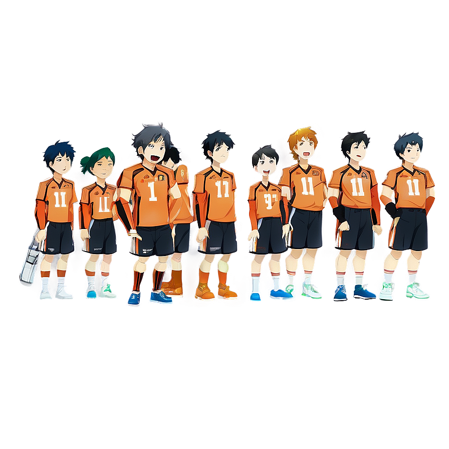 Haikyuu Fans Cheering Png 16