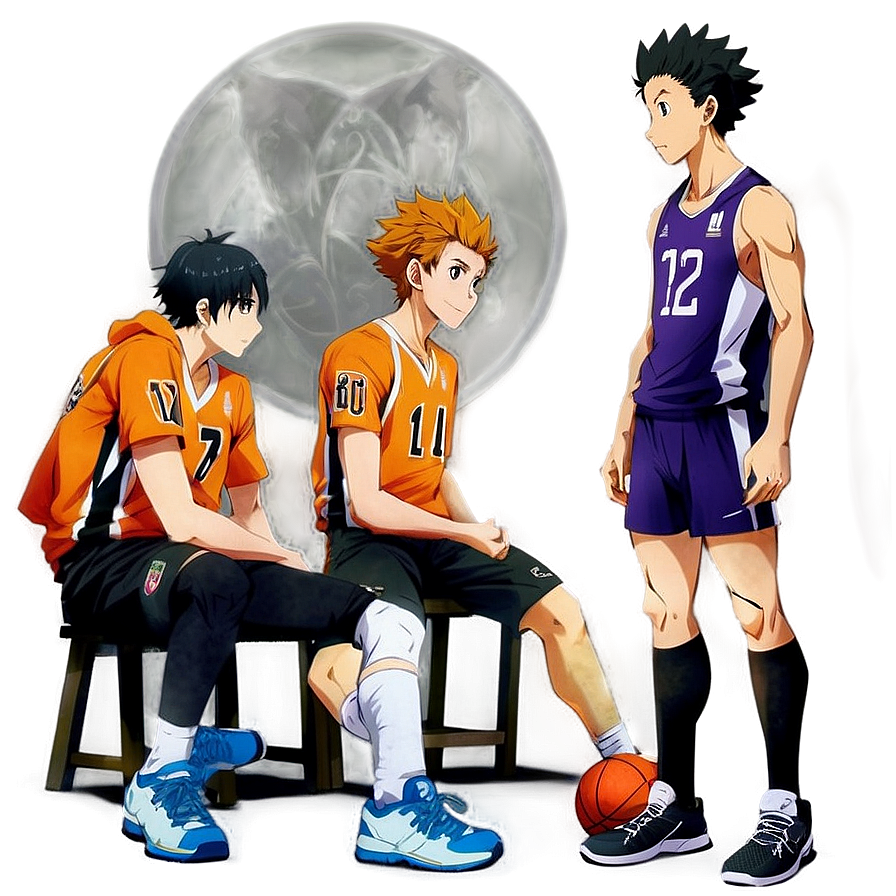 Haikyuu Team Strategy Meeting Png 73