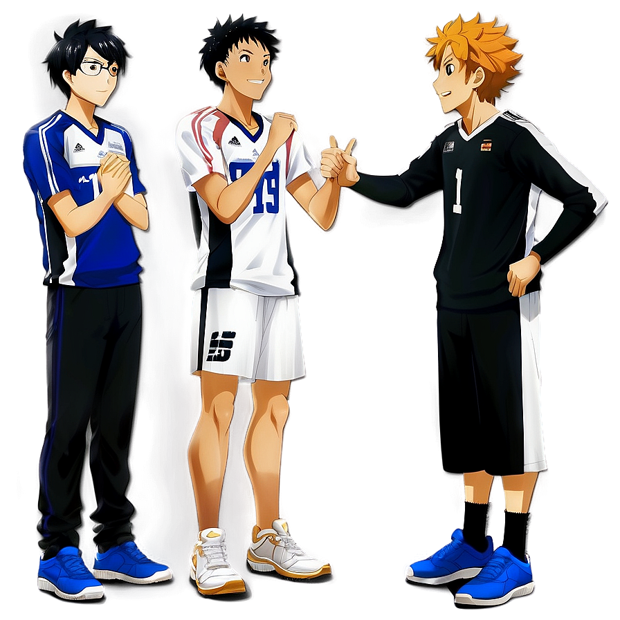 Haikyuu Team Strategy Meeting Png Svm44