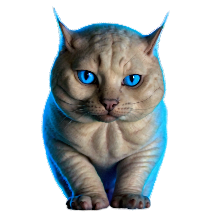 Hairless Cat Blue Eyes Png 06252024