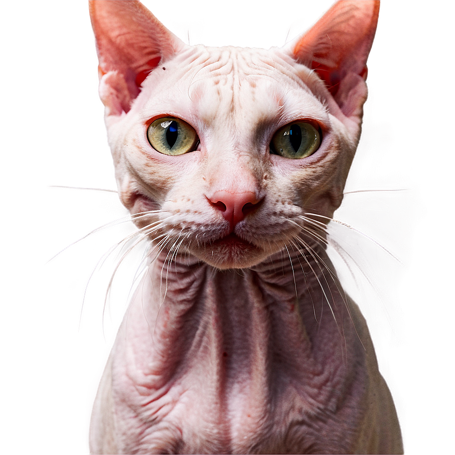 Hairless Cat Close-up Png 74