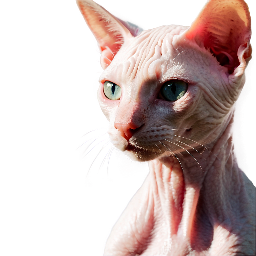 Hairless Cat In Sunlight Png 48