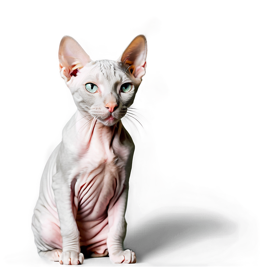 Hairless Cat Portrait Png 34