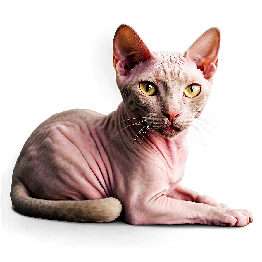 Hairless Cat Portrait Png 64