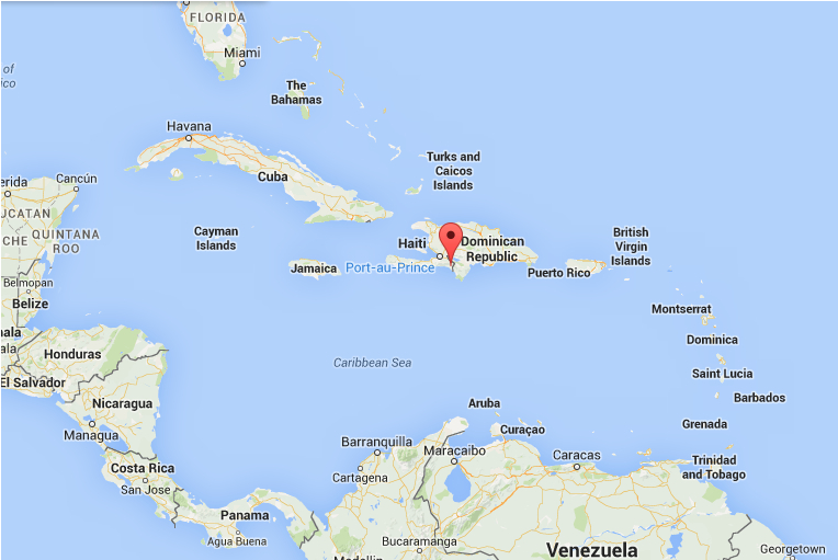 Haiti Location Map Caribbean