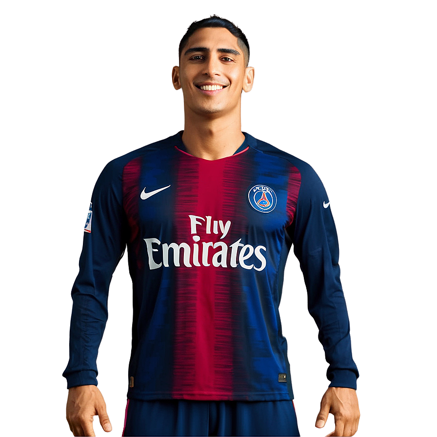 Hakimi Psg Jersey Png 10