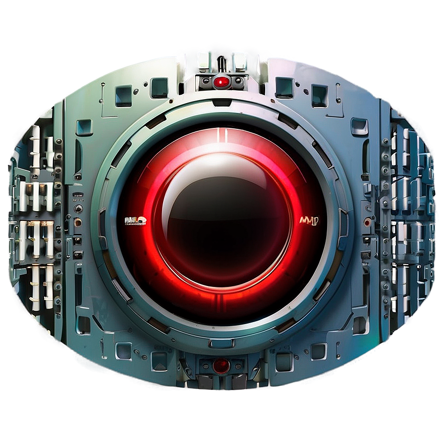 Hal 9000 Digital Art Png 06252024