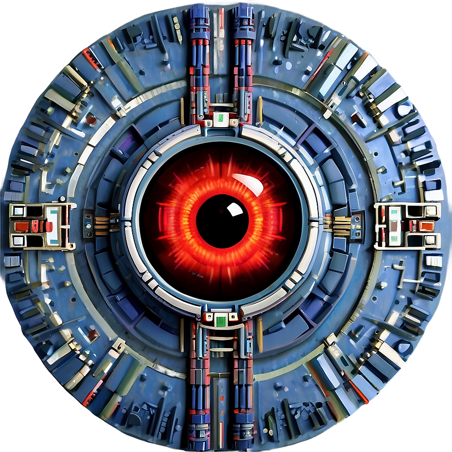 Hal 9000 Intricate Detail Png 06252024