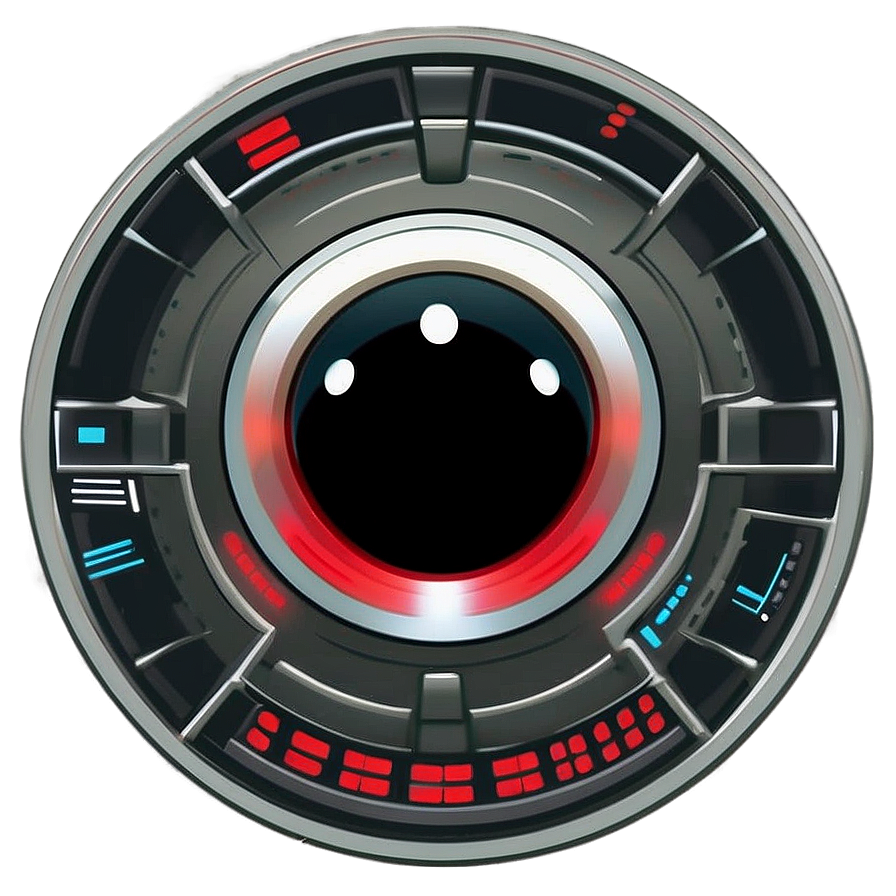 Hal 9000 Vector Art Png 74